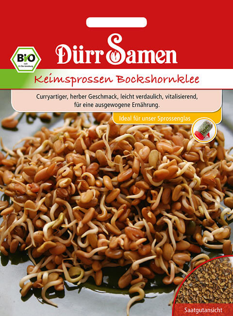 Dürr Samen BIO-Keimsprossen Bockshornklee, 75g