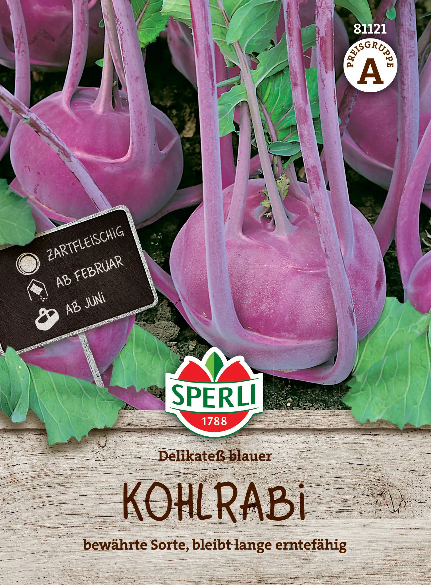 Sperli Kohlrabi Delikateß blauer