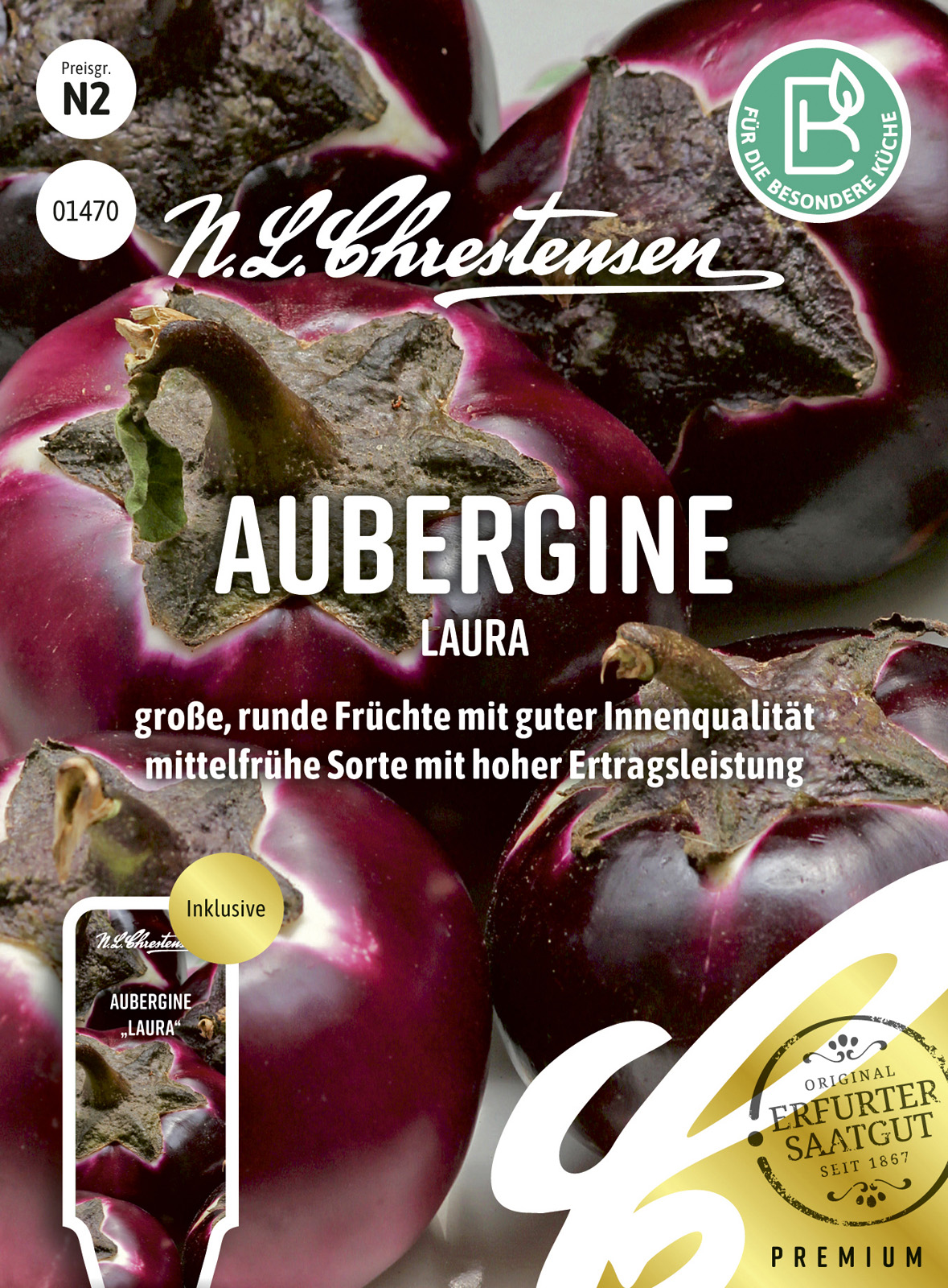 N.L Chrestensen Aubergine Laura