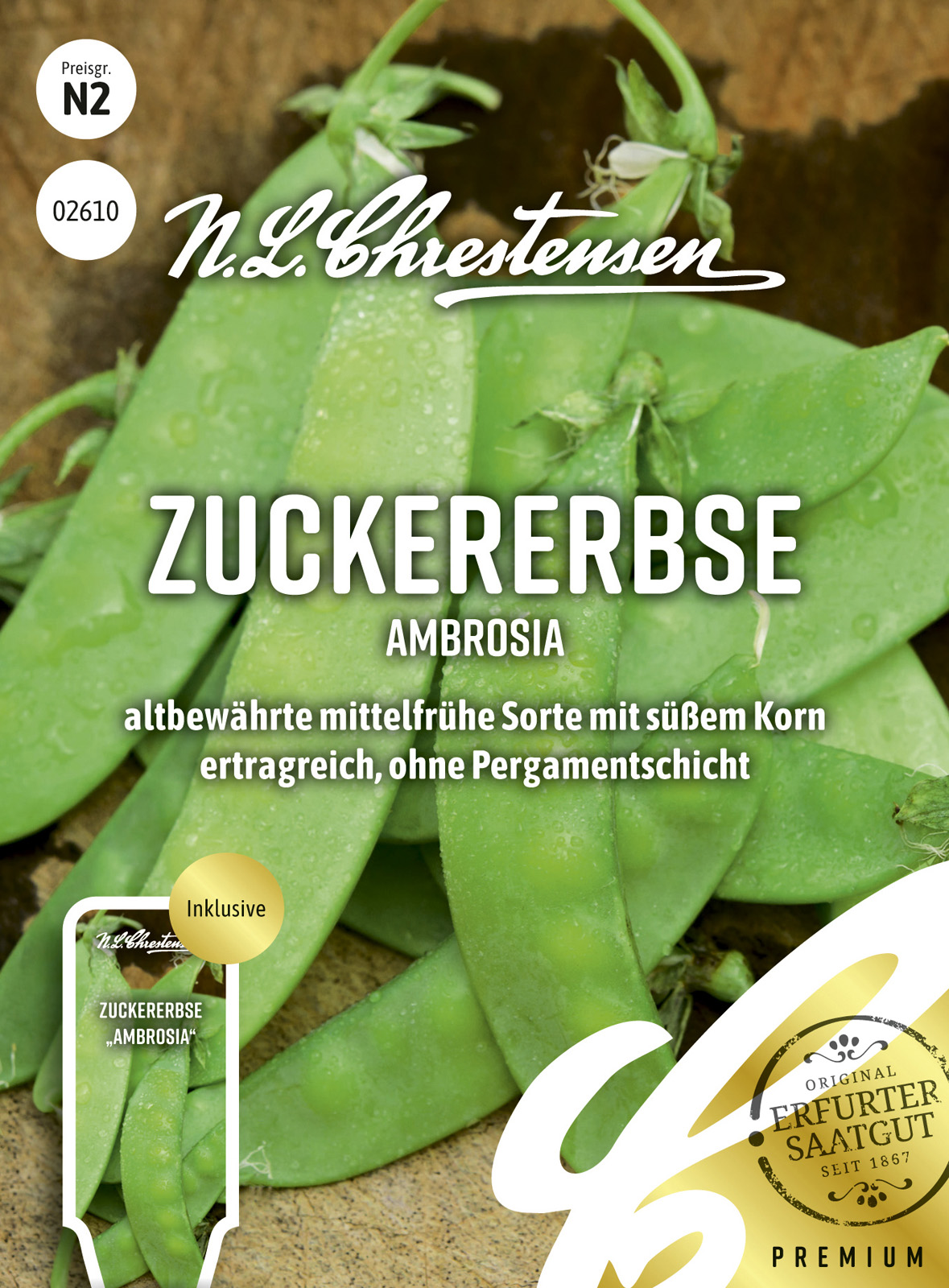 N.L Chrestensen Zuckererbse Ambrosia