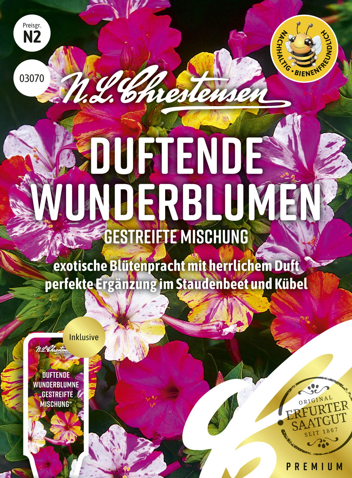 N.L Chrestensen Duftende Wunderblume Gestreifte Mischung