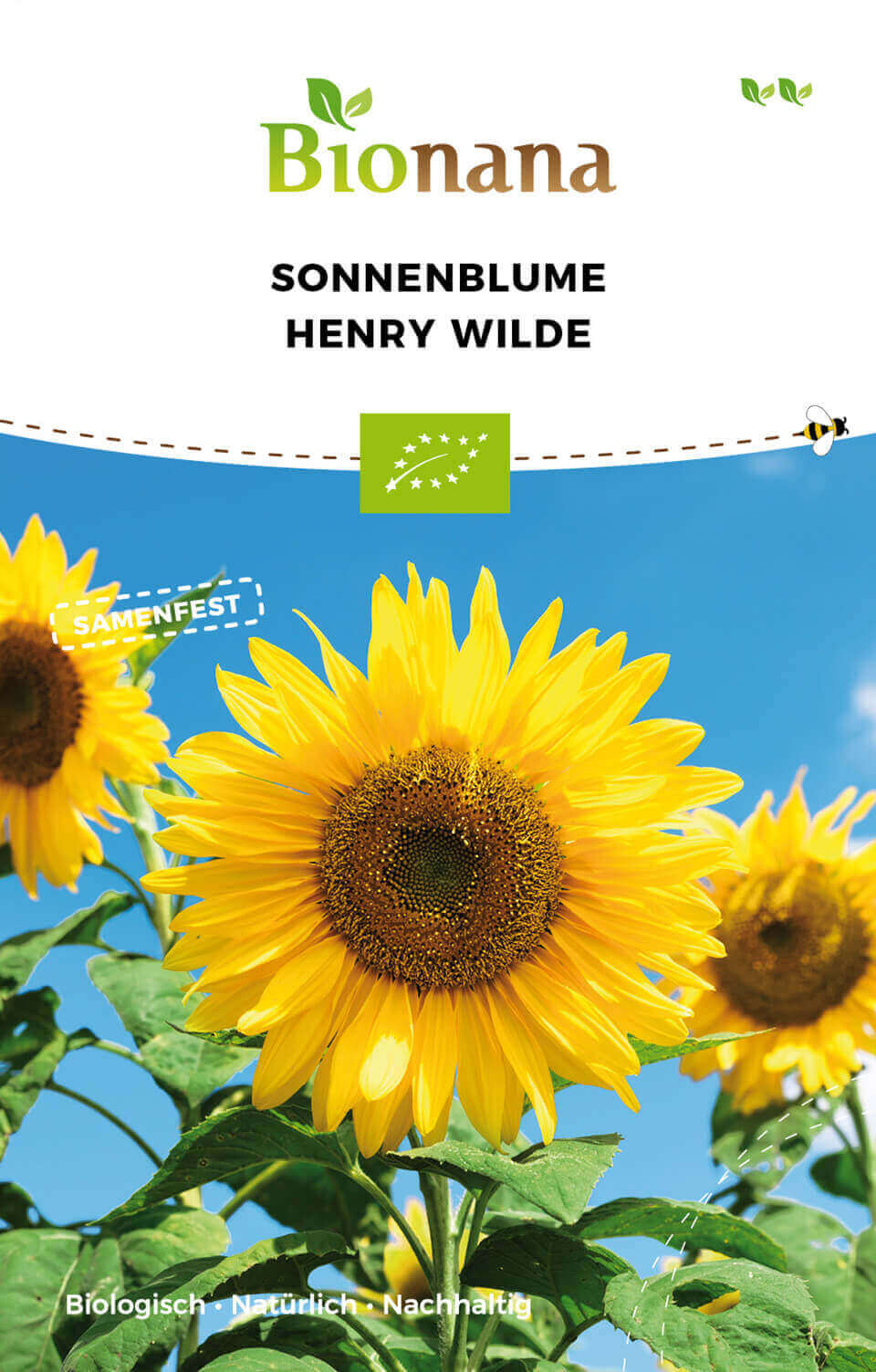 Bionana Bio Sonnenblume  Henry Wilde" MHD Ablauf