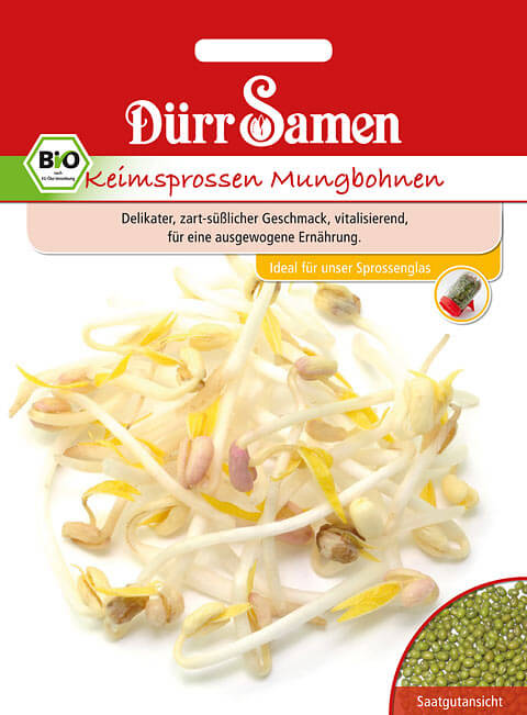 Dürr Samen BIO-Keimsprossen Mungbohnen, 75g