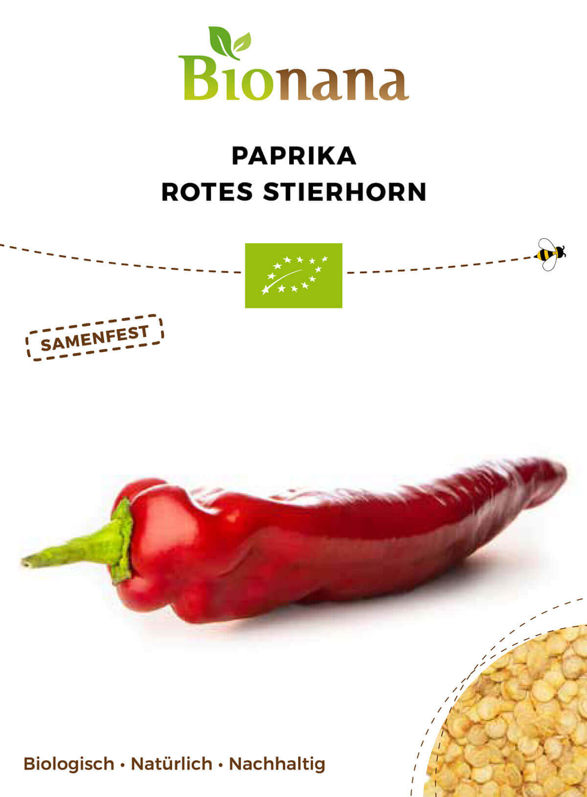 Bionana Bio-Paprika Rotes Stierhorn MHD Ablauf