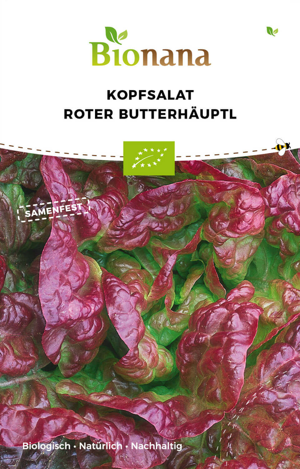 Bionana Bio-Kopfsalat Roter Butterhäuptel MHD Ablauf