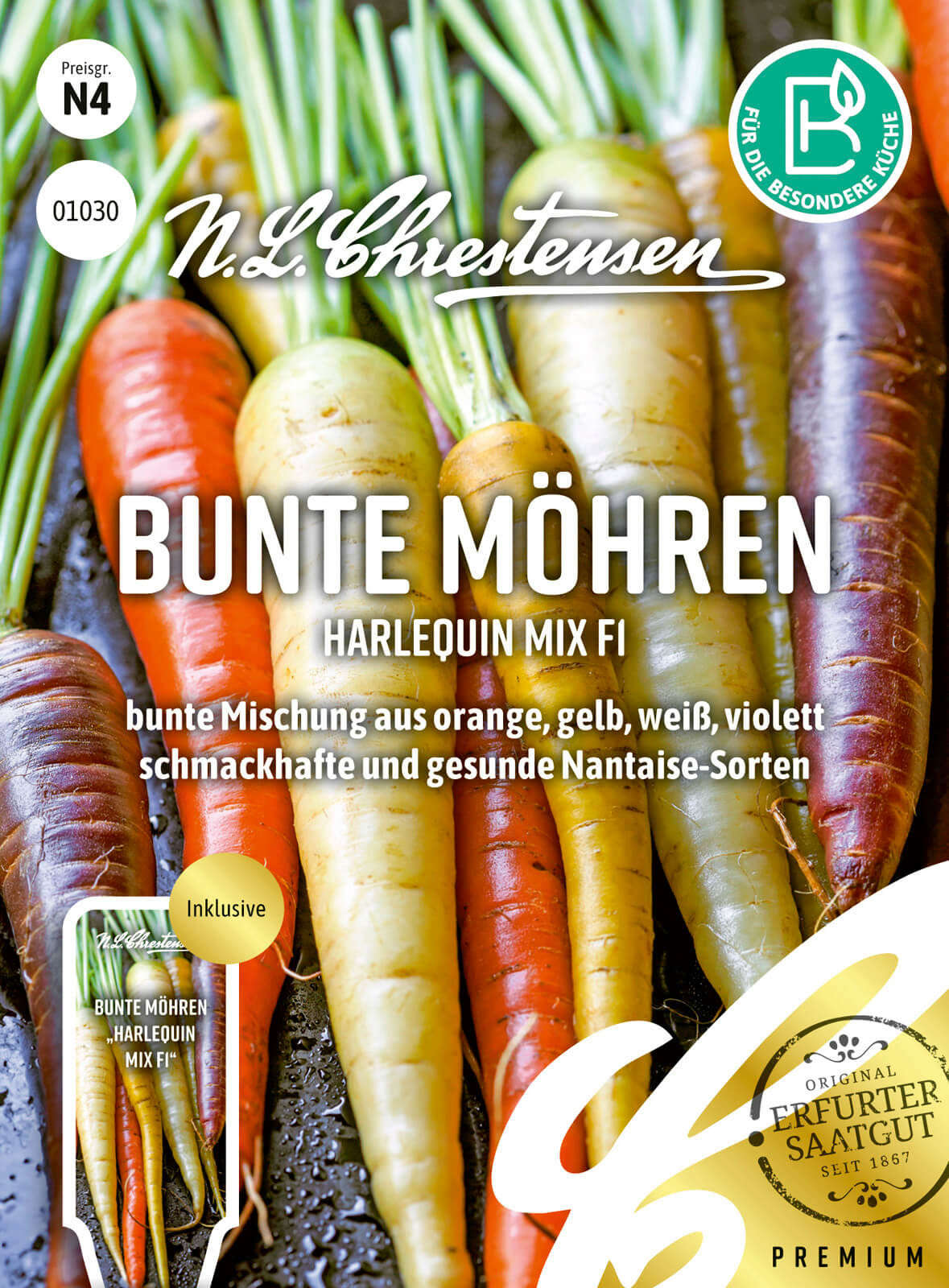 N.L Chrestensen Bunte Möhren Harlequin Mix F1