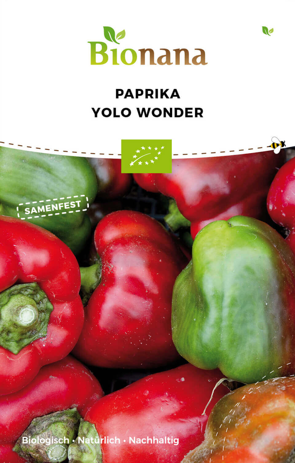 Bionana Bio-Paprika Yolo Wonder MHD Ablauf