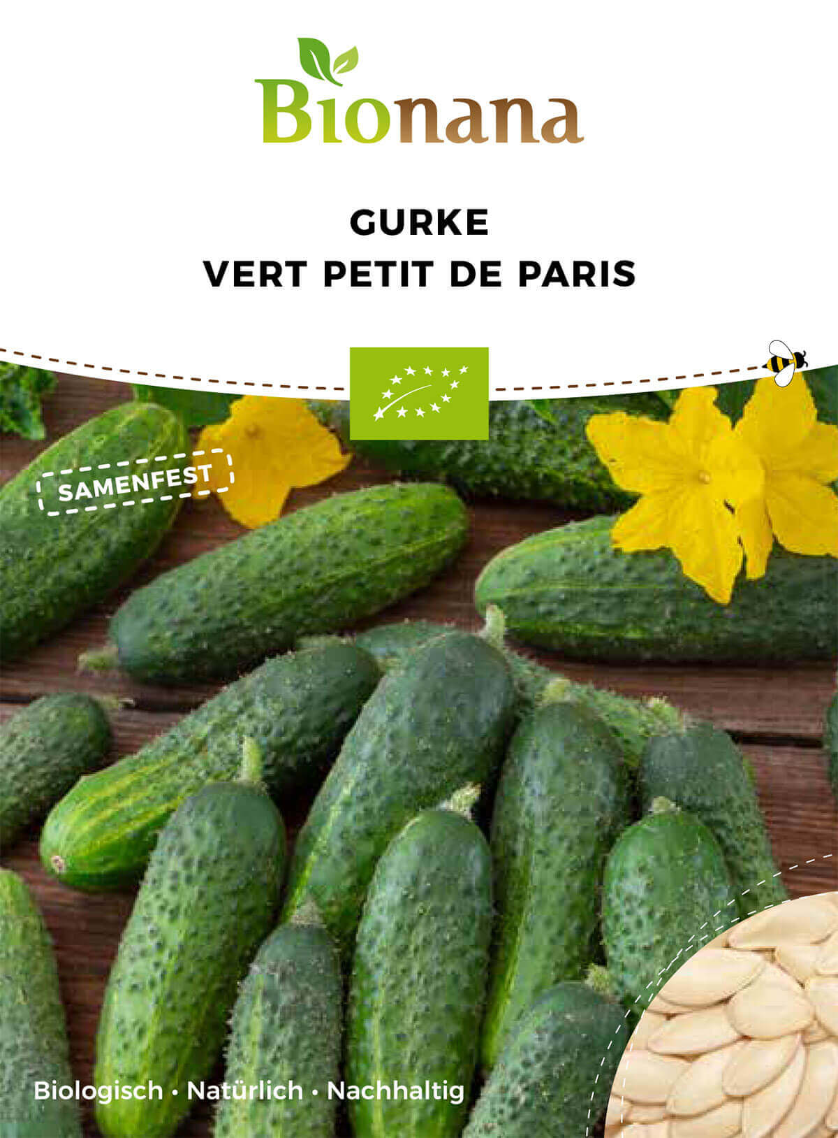 Bionana Bio-Gurke Vert Petit de Paris MHD Ablauf