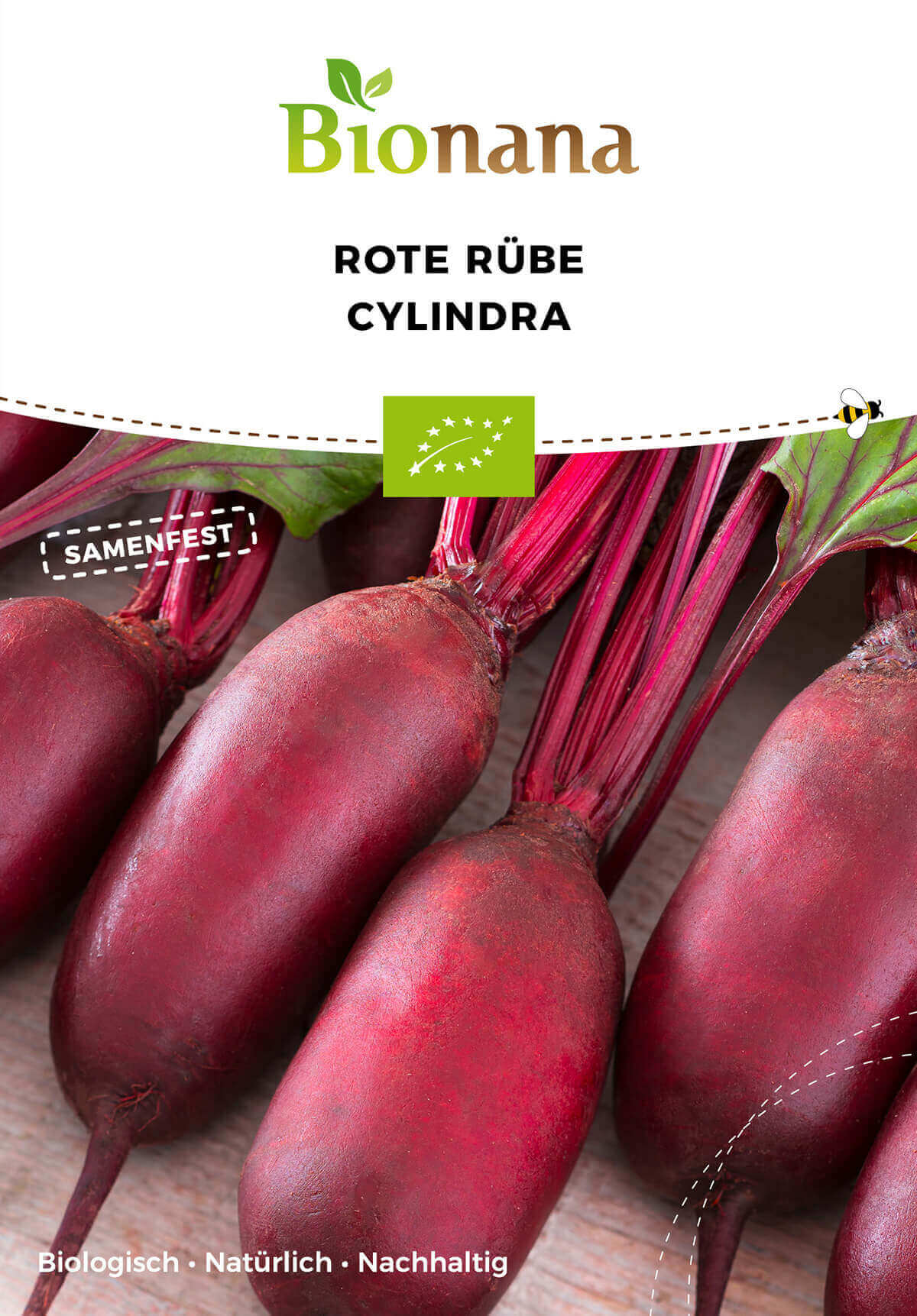 Bionana Bio Rote Rübe Cylindra" MHD Ablauf