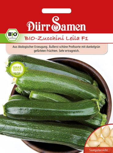 Dürr Samen Bio Zucchini Leila F1