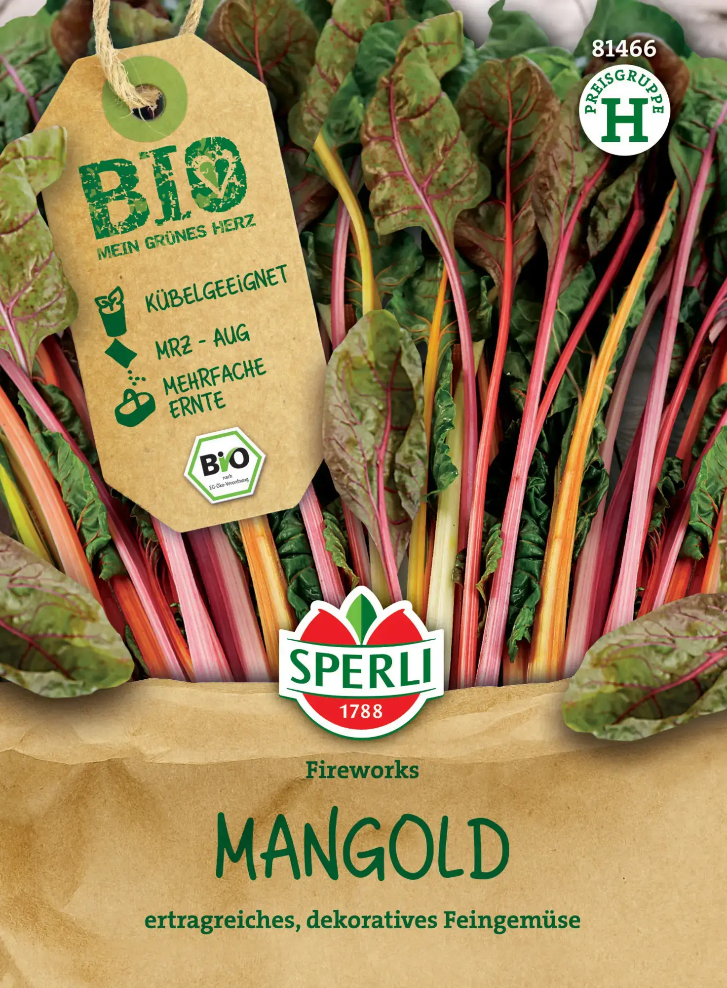 Sperli BIO Mangold Fireworks Samen