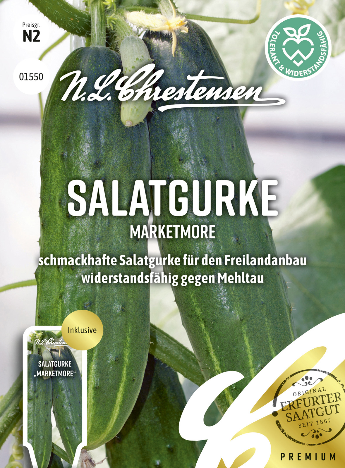 N.L Chrestensen Salatgurke Marketmore