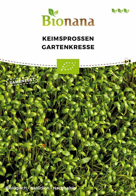 Bionana Bio Keimsprossen Gartenkresse" MHD Ablauf