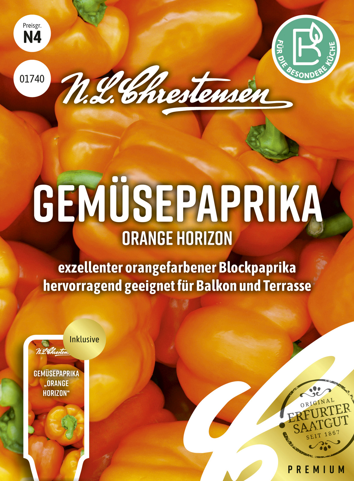 N.L Chrestensen Gemüsepaprika Orange Horizon