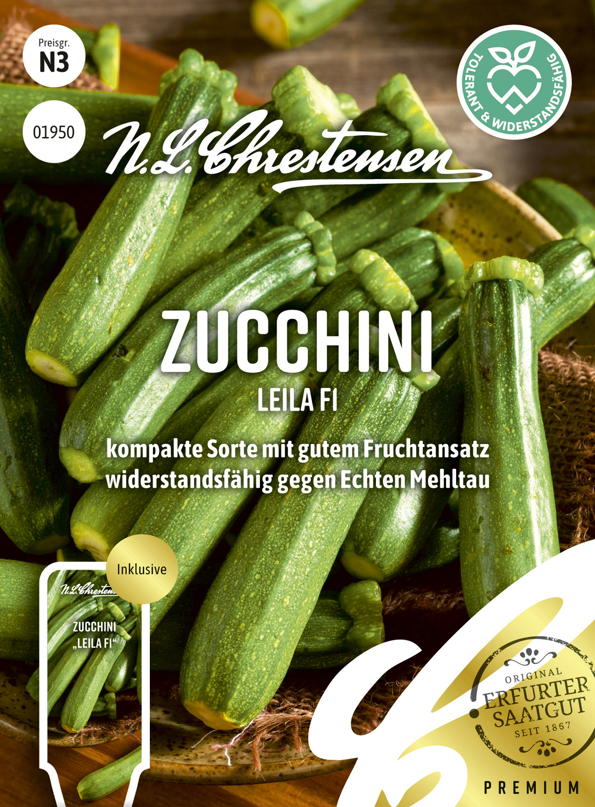 N.L Chrestensen Zucchini Leila F1