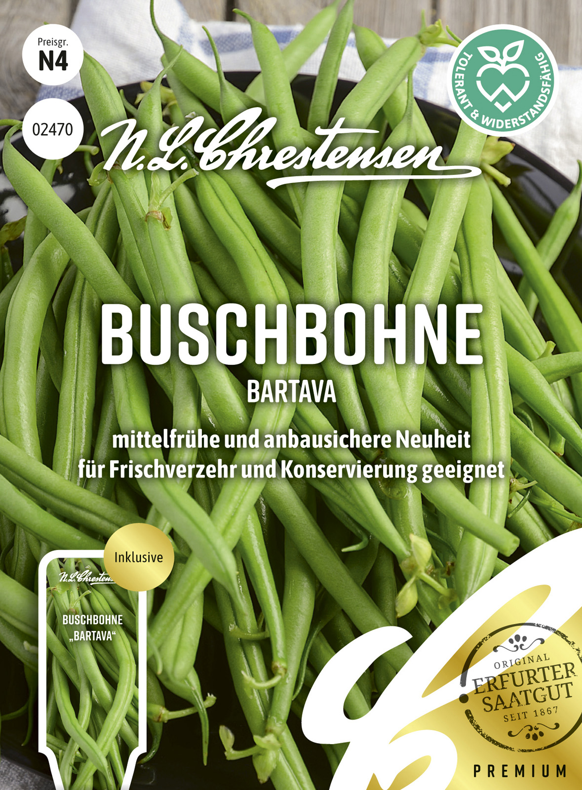 N.L Chrestensen Buschbohne Bartava