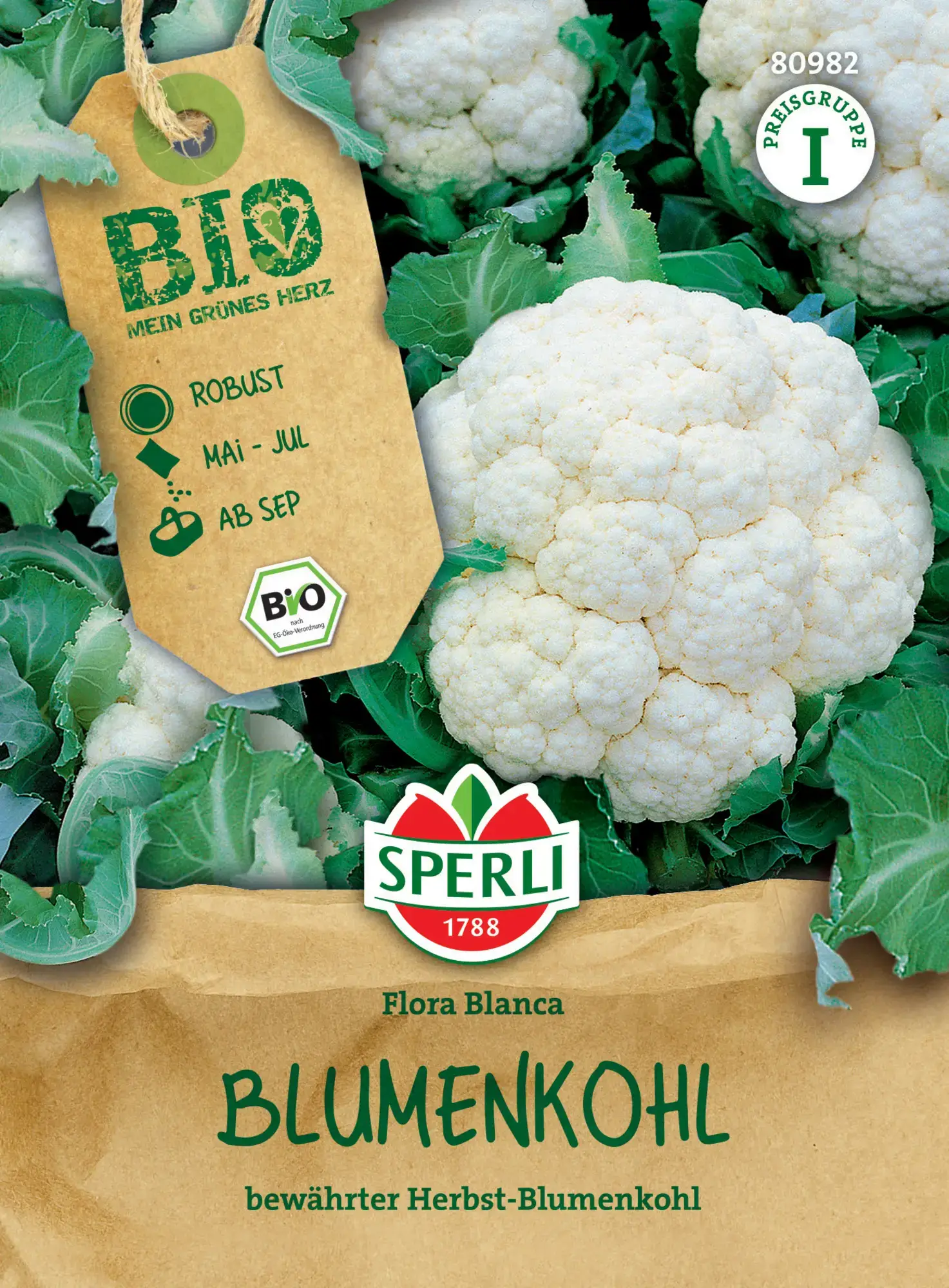 Sperli BIO Blumenkohl Samen