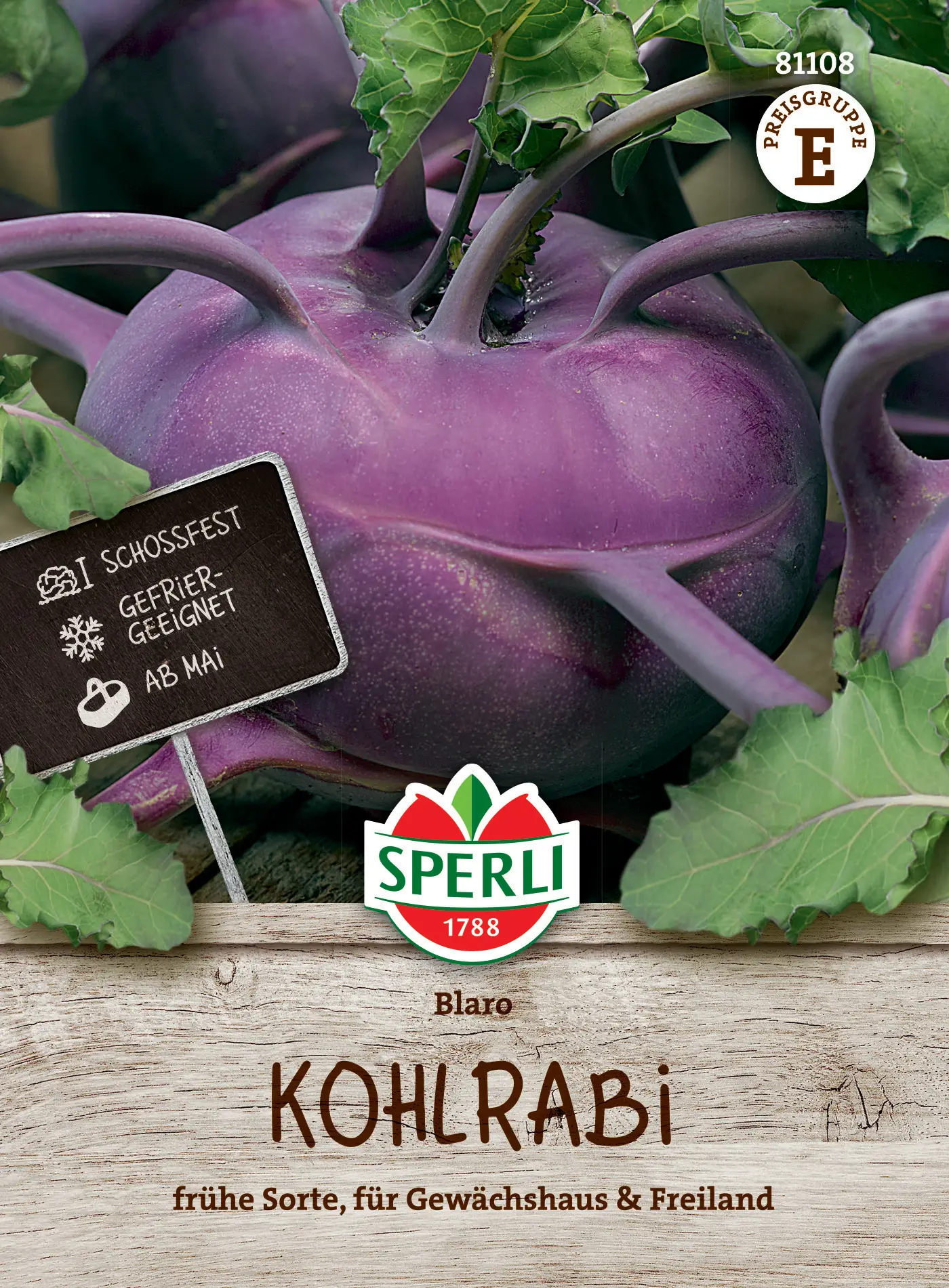 Sperli Kohlrabi Lila Blaro