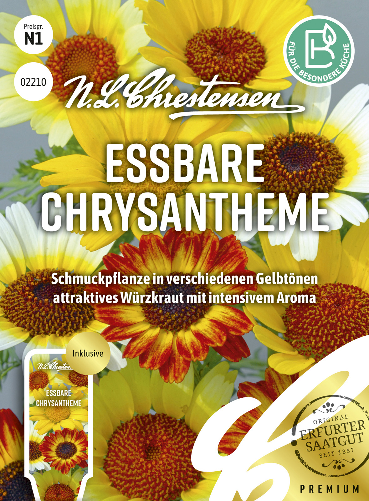 N.L Chrestensen Essbare Chrysantheme