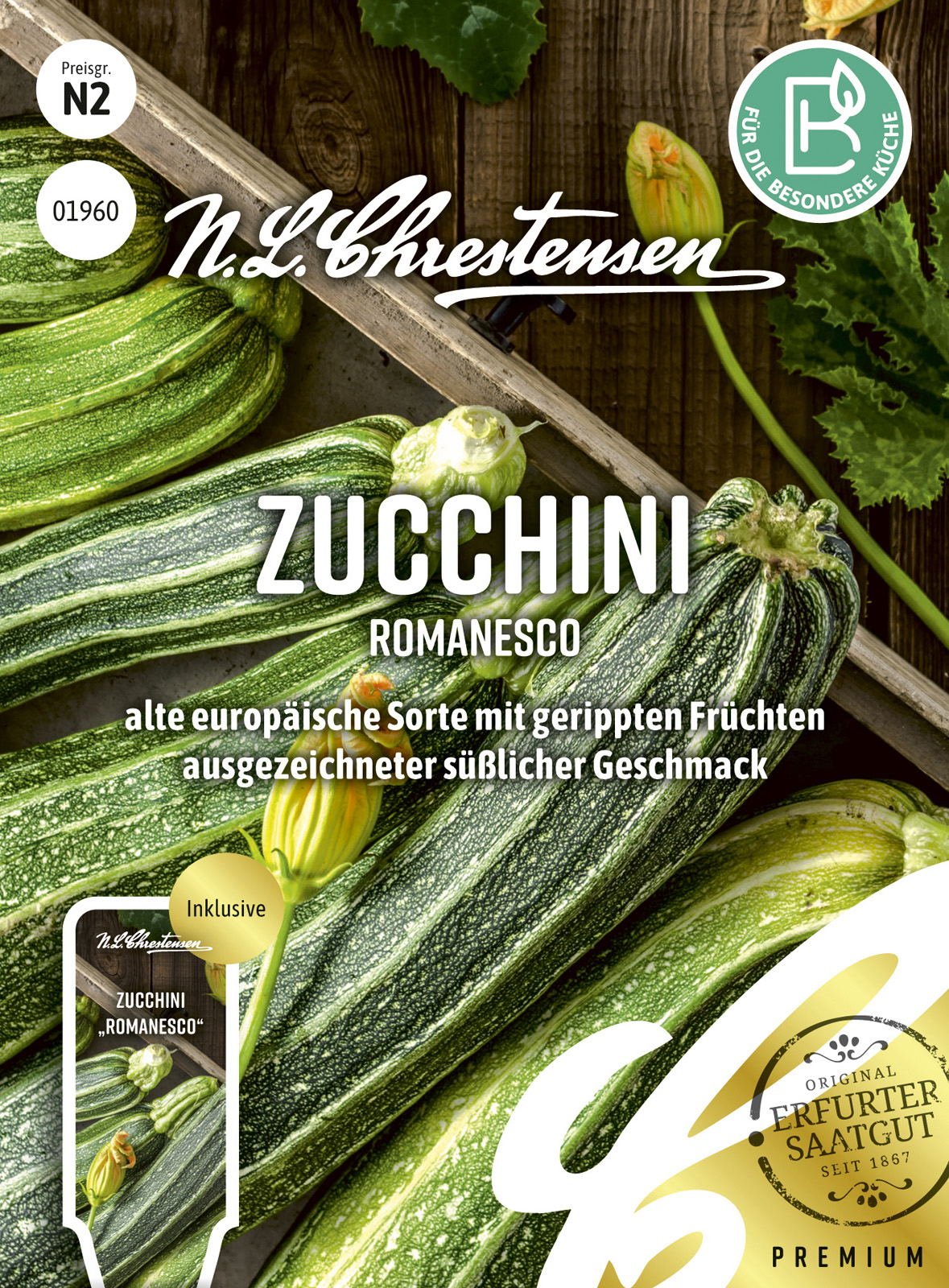 N.L Chrestensen Zucchini Romanesco