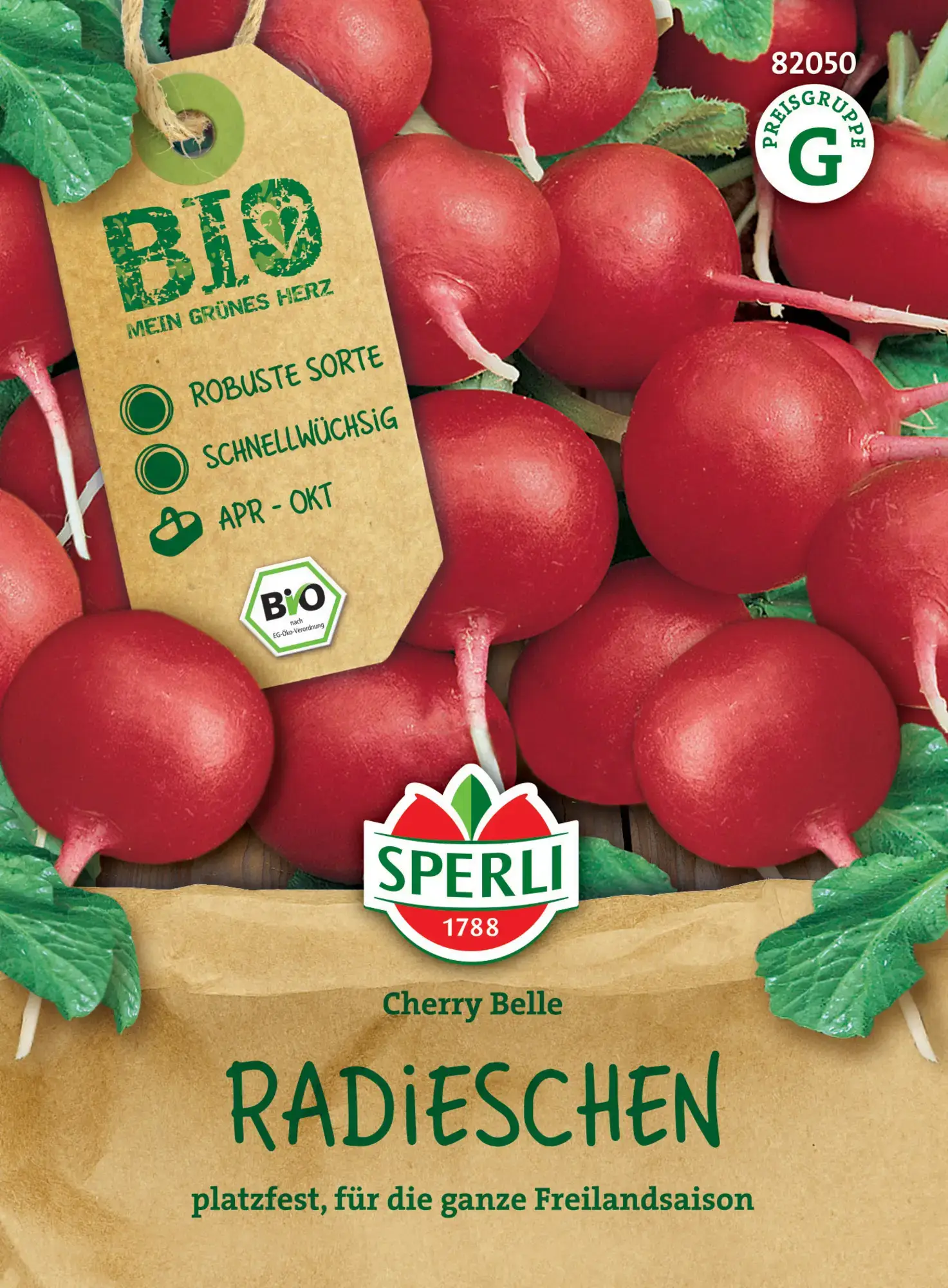 Sperli BIO Radieschen Cherry Belle Samen