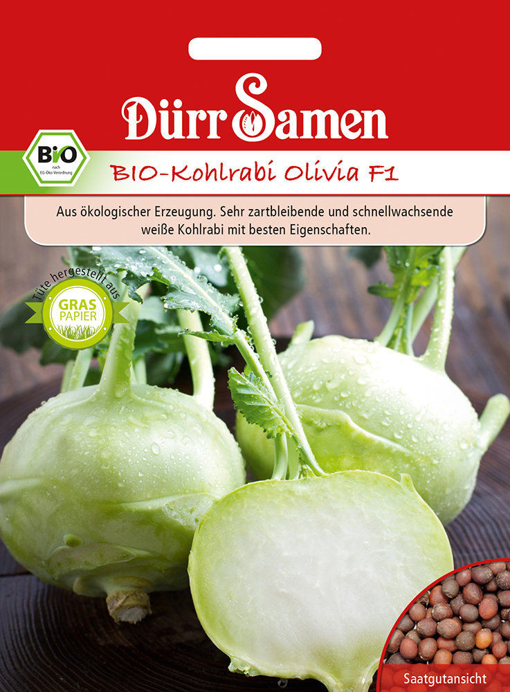 Dürr Samen Bio Kohlrabi Olivia F1