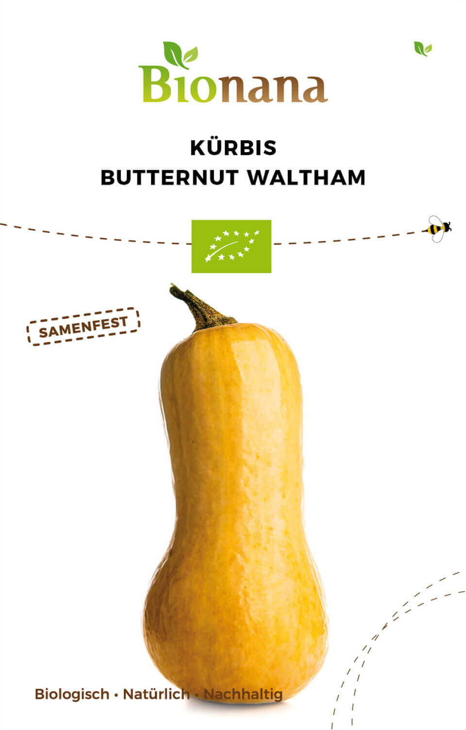 Bionana Bio-Kürbis Butternut Waltham MHD Ablauf