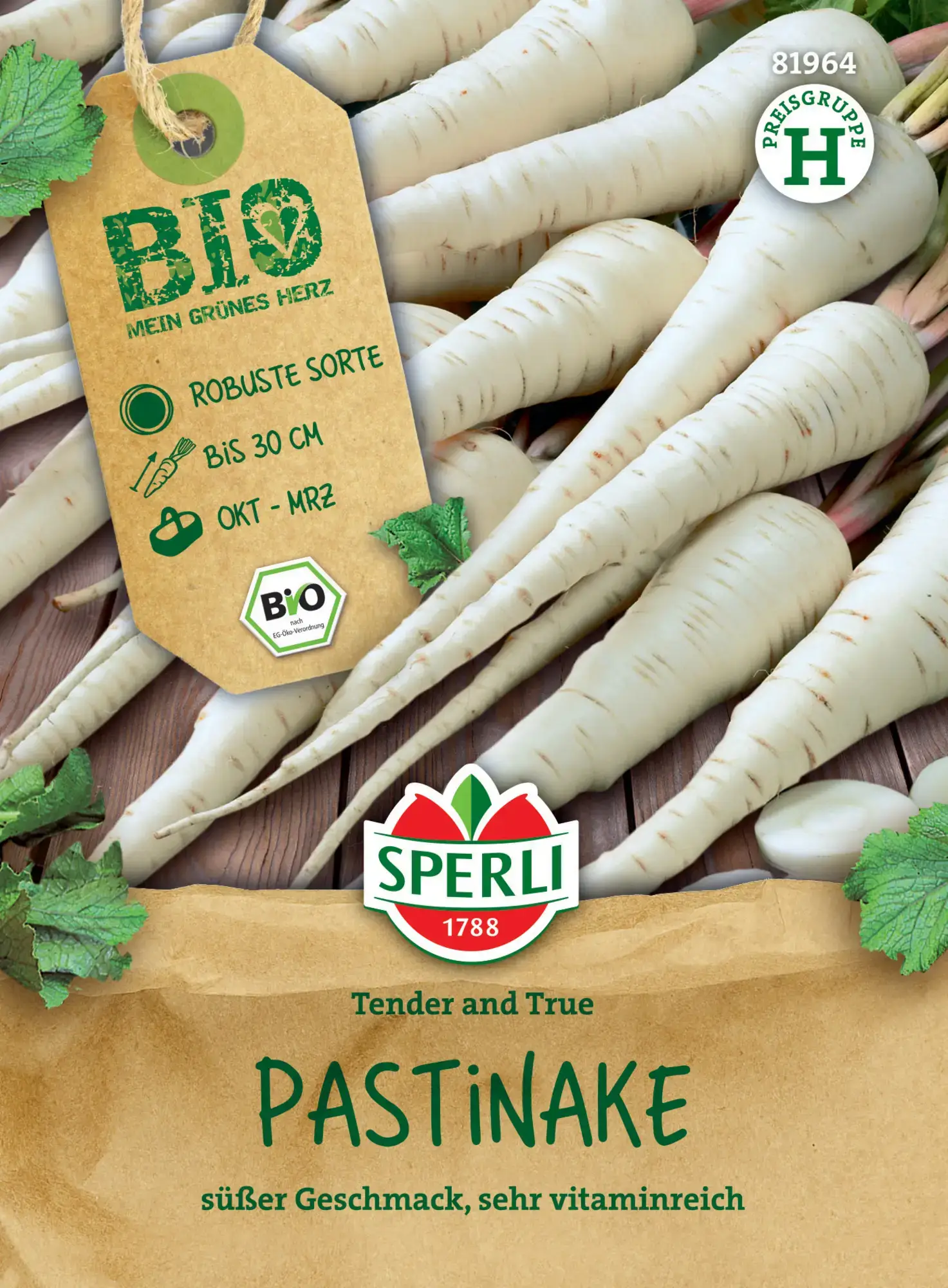 Sperli BIO Pastinake Tender and True