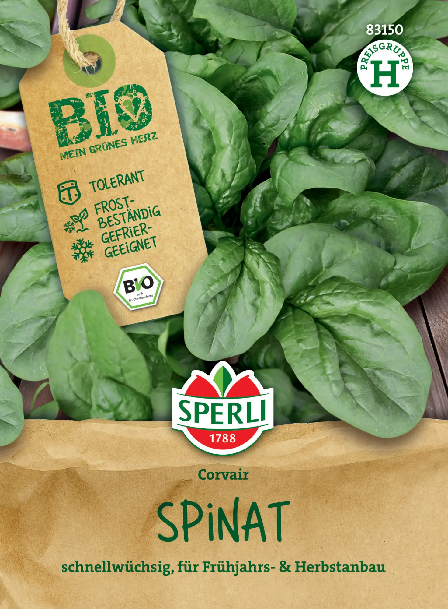 Sperli BIO Spinat Palco