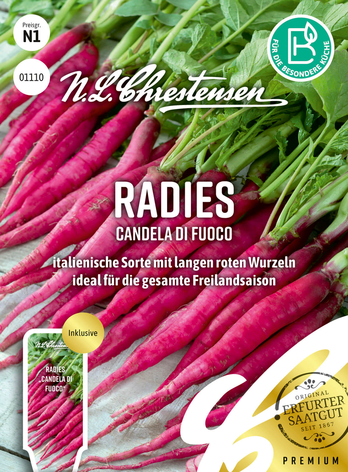 N.L Chrestensen Radies Candela di fuoco