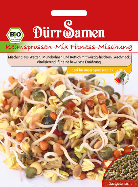 Dürr Samen Bio Keimsprossen Fitness mix, 75g